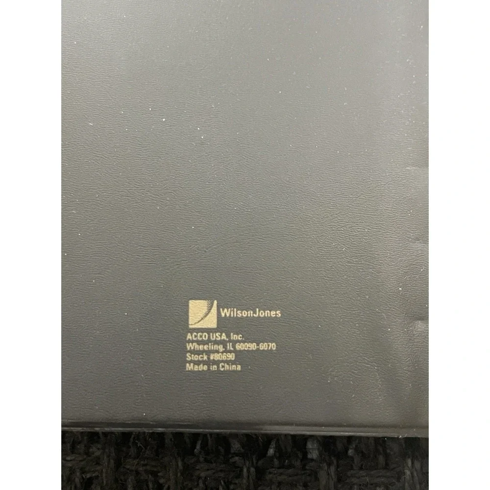 NOS VTG Binder &1993 Mead Memo Book Refill 6 Ring 3.75